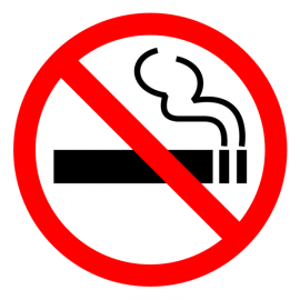 Наклейка "Не курить" 