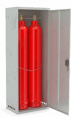 Шкаф для газовых баллонов на ШГР 40-2-4(2x40л)