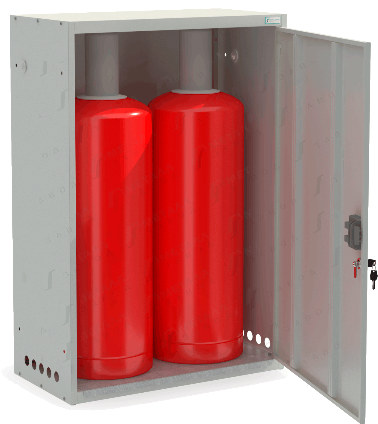Шкаф для газовых баллонов ШГР 50-2 (50л2)